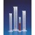 Measuring cylinder high form Polypropylene Graduated blue