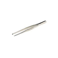 Tweezers with straight tips rat-tooth pattern Falc 180.3510.52